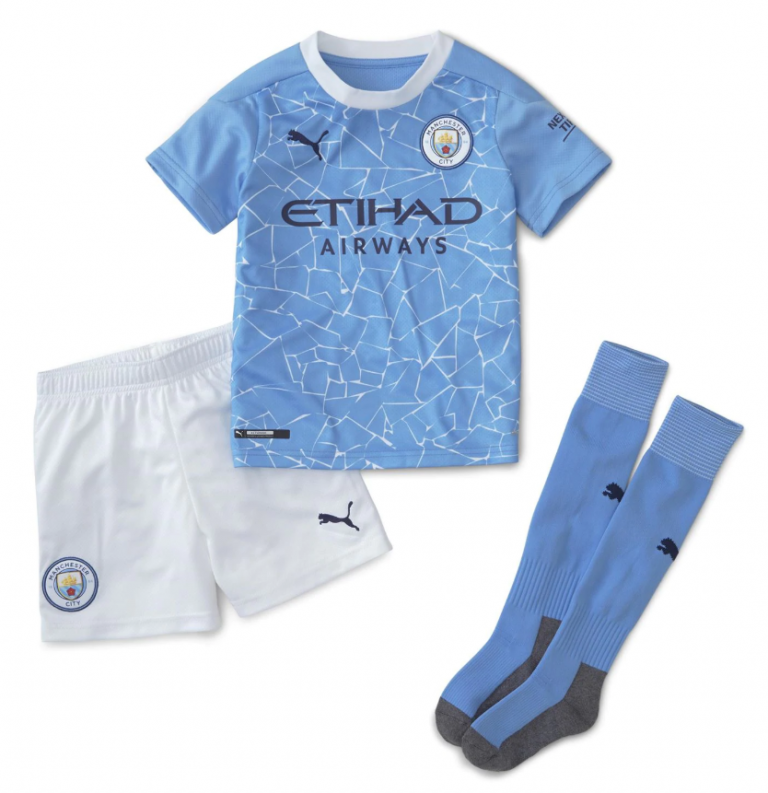 Kit Maillot ENFANT/JUNIOR Manchester City 2020-2021